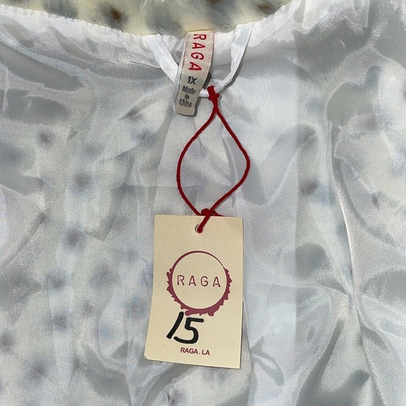 BNWT RAGA FAUX FUR COAT SIZE 1x - Picture 7 of 9